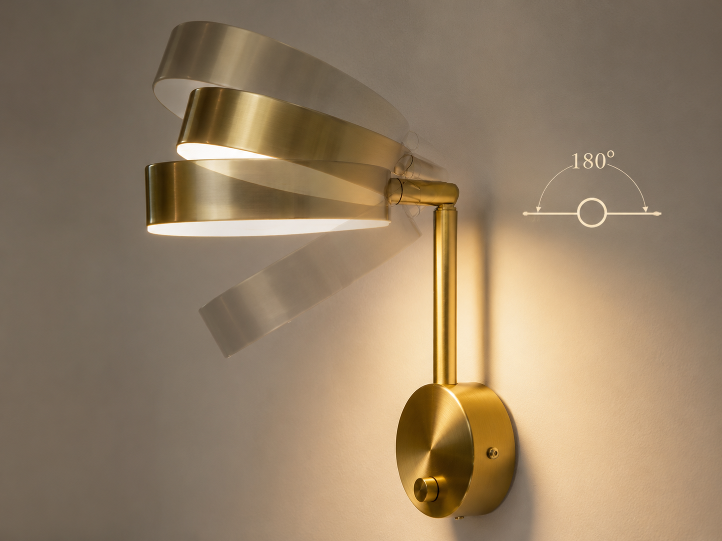 Luxury Gold Bedside Lamp