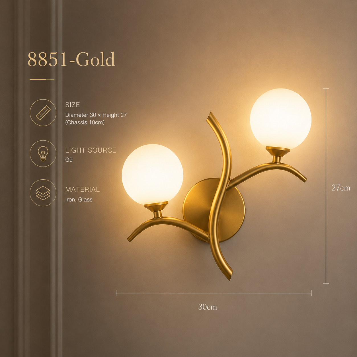 Twin wall light