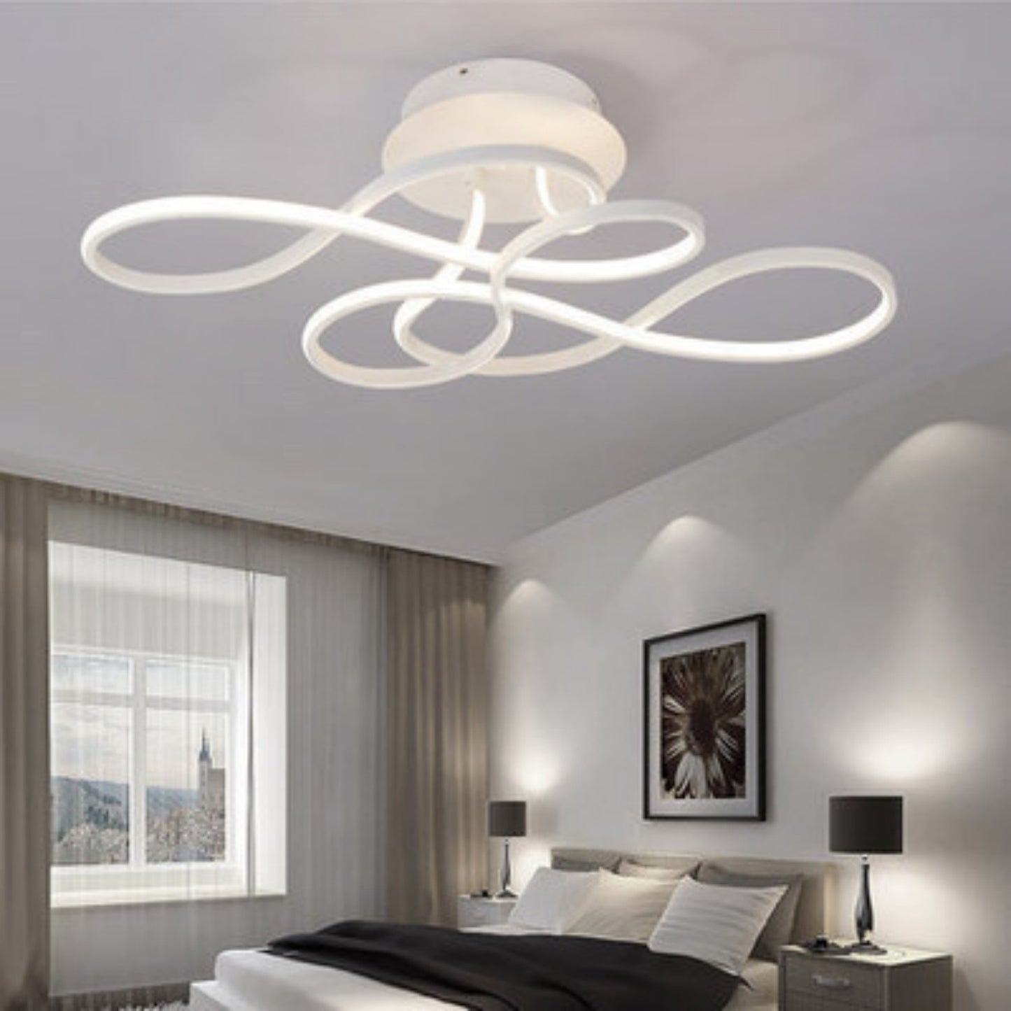 Modern Wave Living Room Light