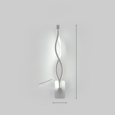 led wall lamp nordic minimalist bedroom bedside lamp