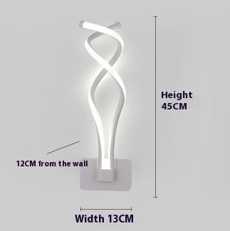led wall lamp nordic minimalist bedroom bedside lamp