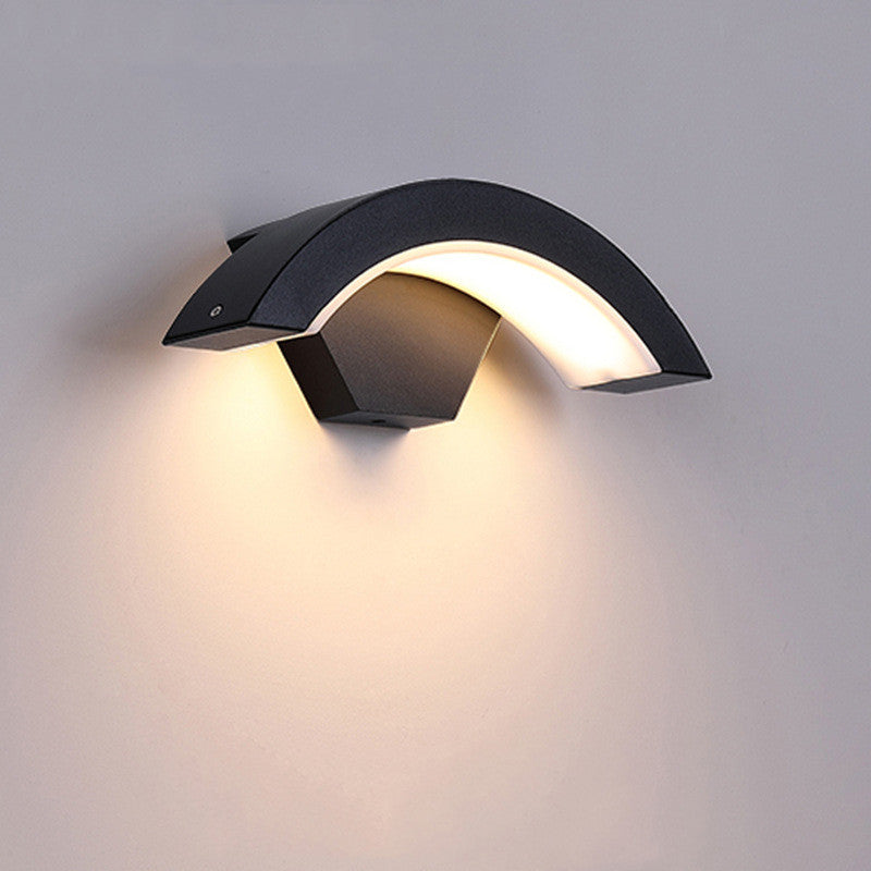 Curved Moon Wall Light