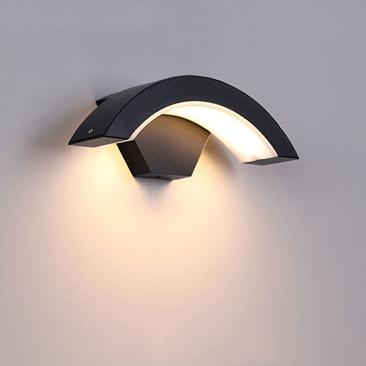Curved Moon Wall Light