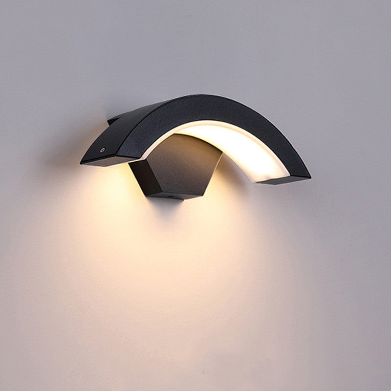 Curved Moon Wall Light