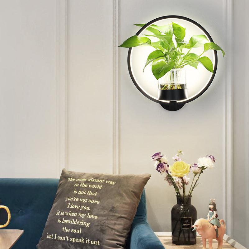 LED Circle Plant holder