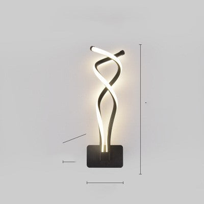 led wall lamp nordic minimalist bedroom bedside lamp