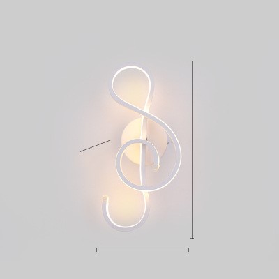 led wall lamp nordic minimalist bedroom bedside lamp