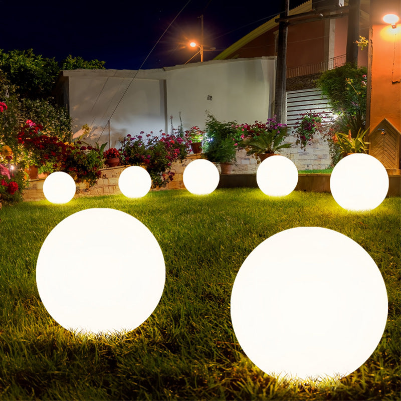 Modern Outdoor Globe Ball Light