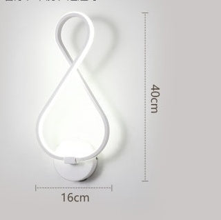 led wall lamp nordic minimalist bedroom bedside lamp