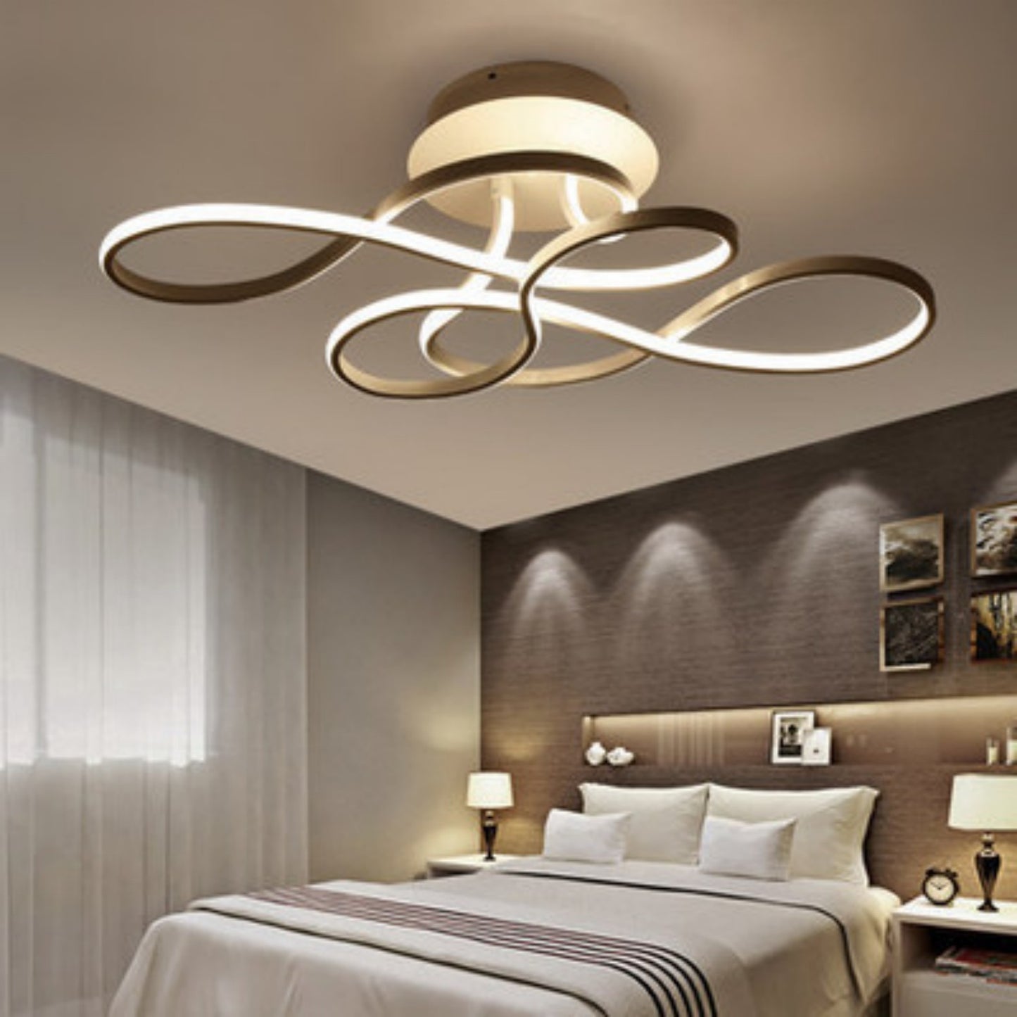 Modern Wave Living Room Light