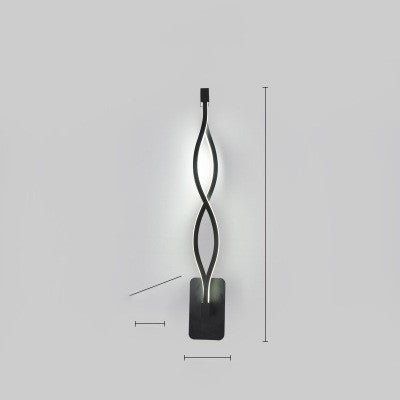 led wall lamp nordic minimalist bedroom bedside lamp