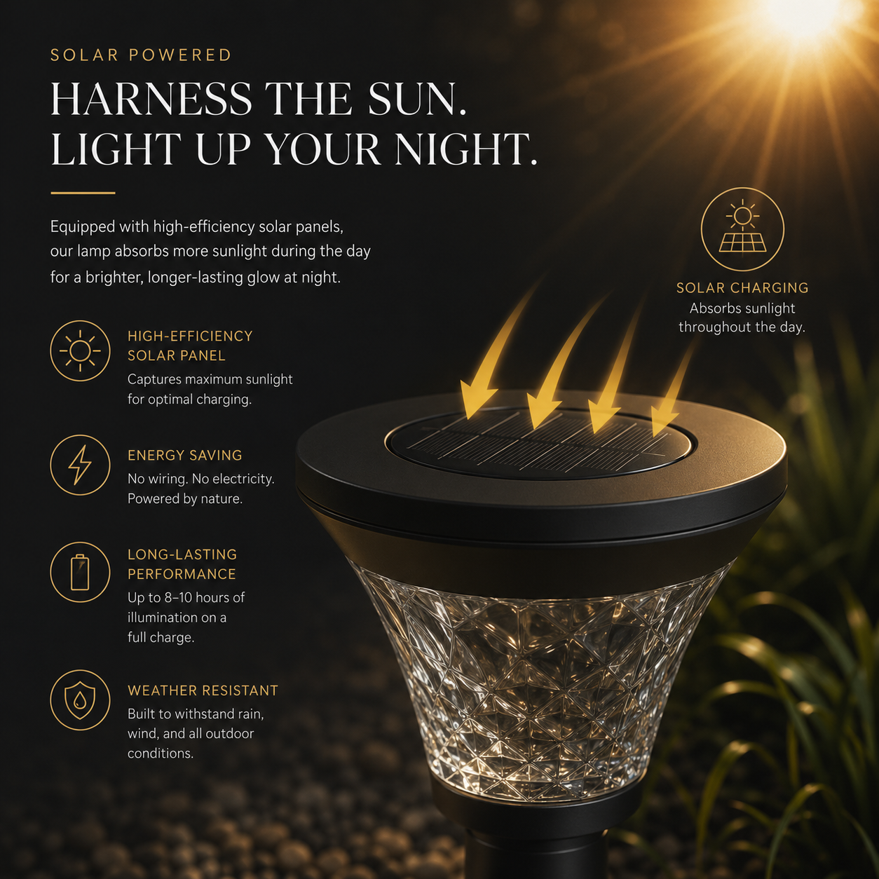 Waterproof Solar Garden Light