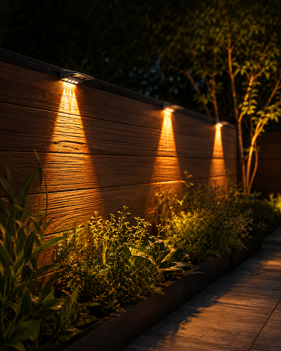 Solar Outdoor  Wall Lamp