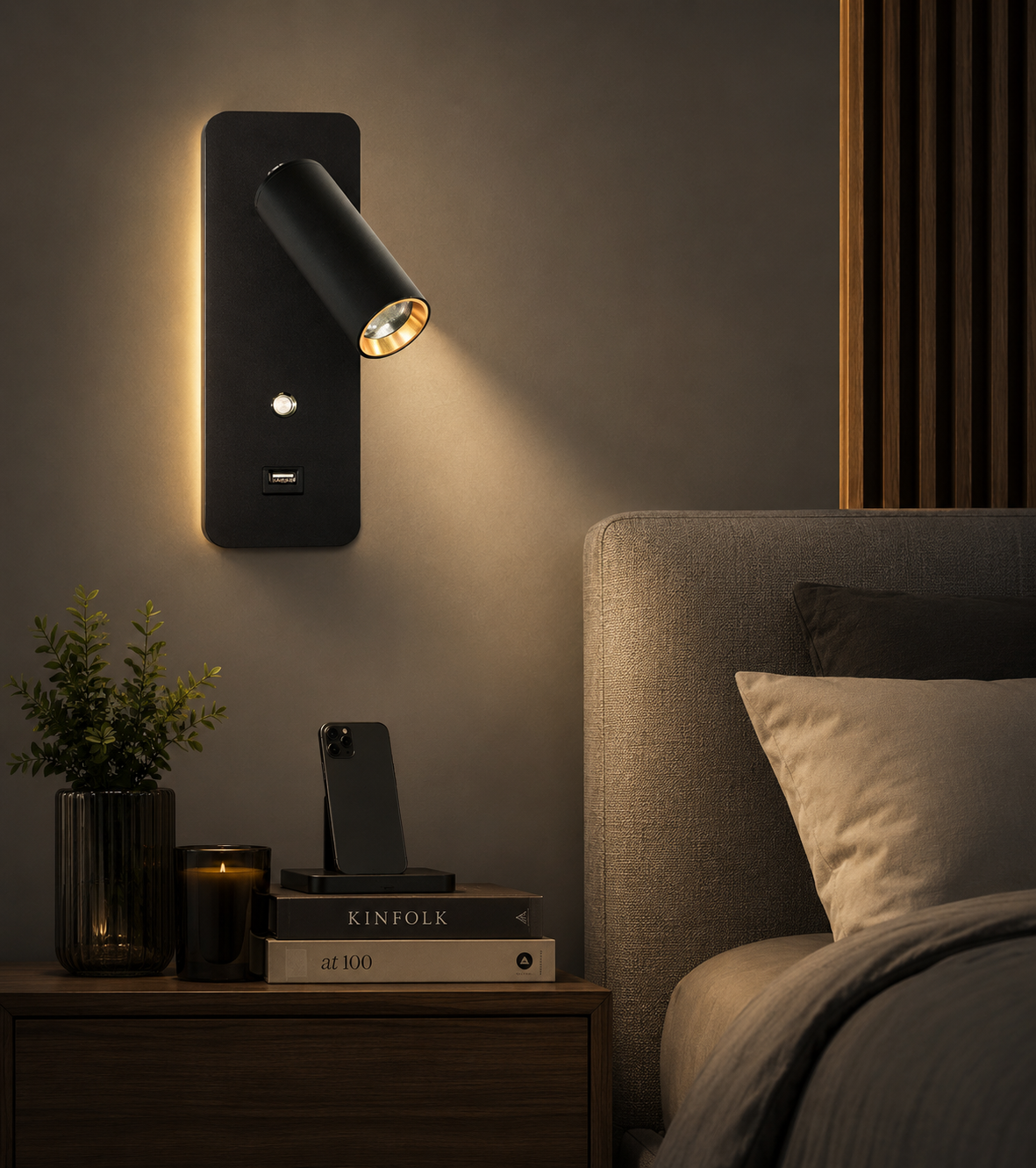 Nordic  Bedside Light Key