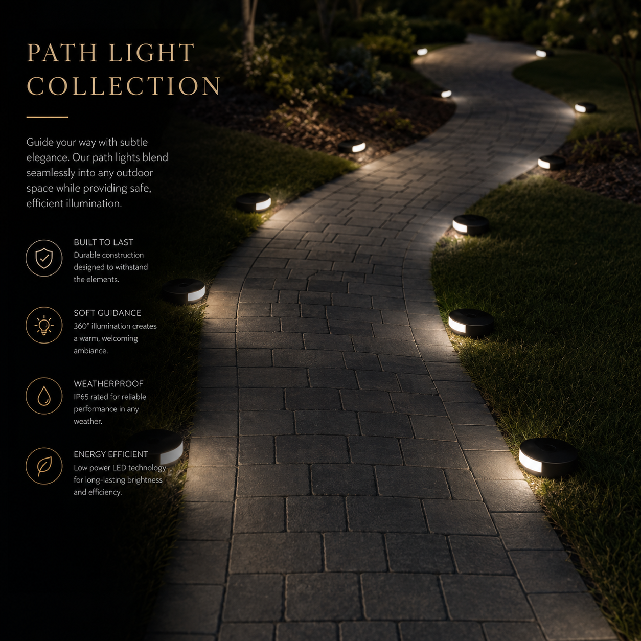Modern Stone Garden Light