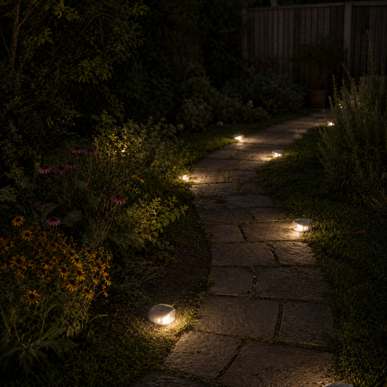 Modern Stone Garden Light