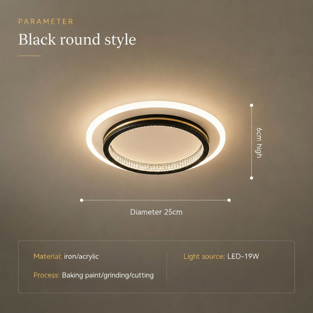 Geometric Glow Ceiling Lamp
