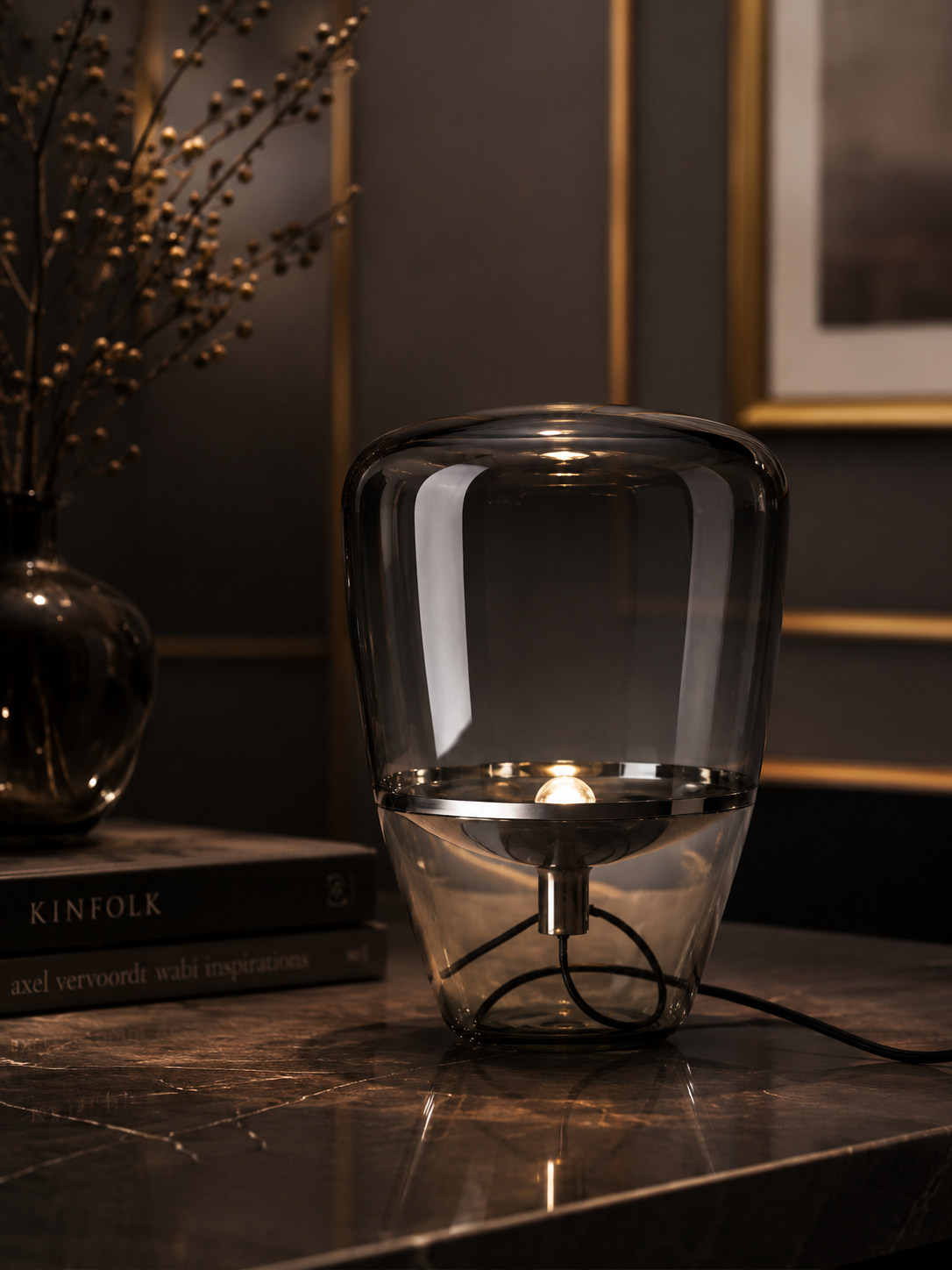 Glass Table Lamp