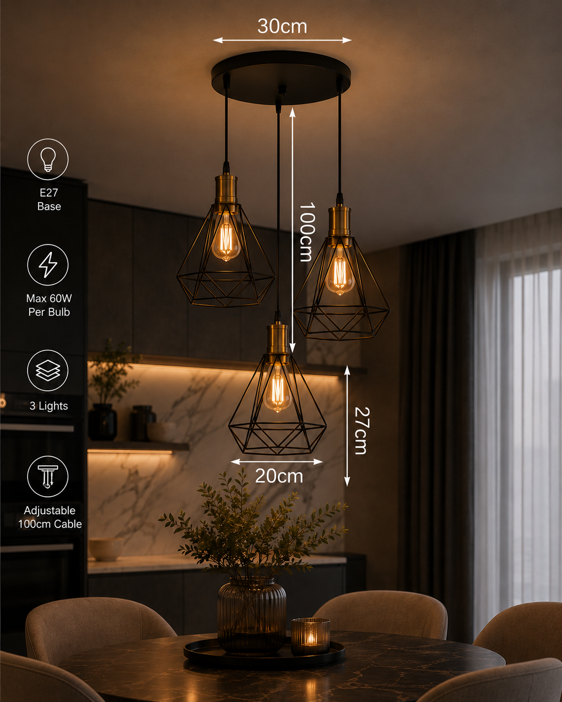 Luxury Living Room Light Bar