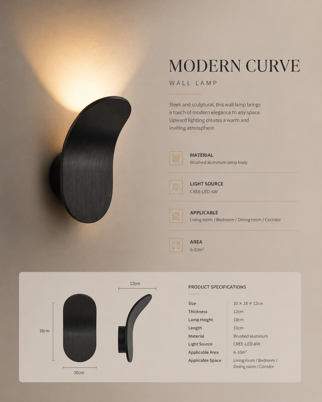Modern Nordic Wall Light