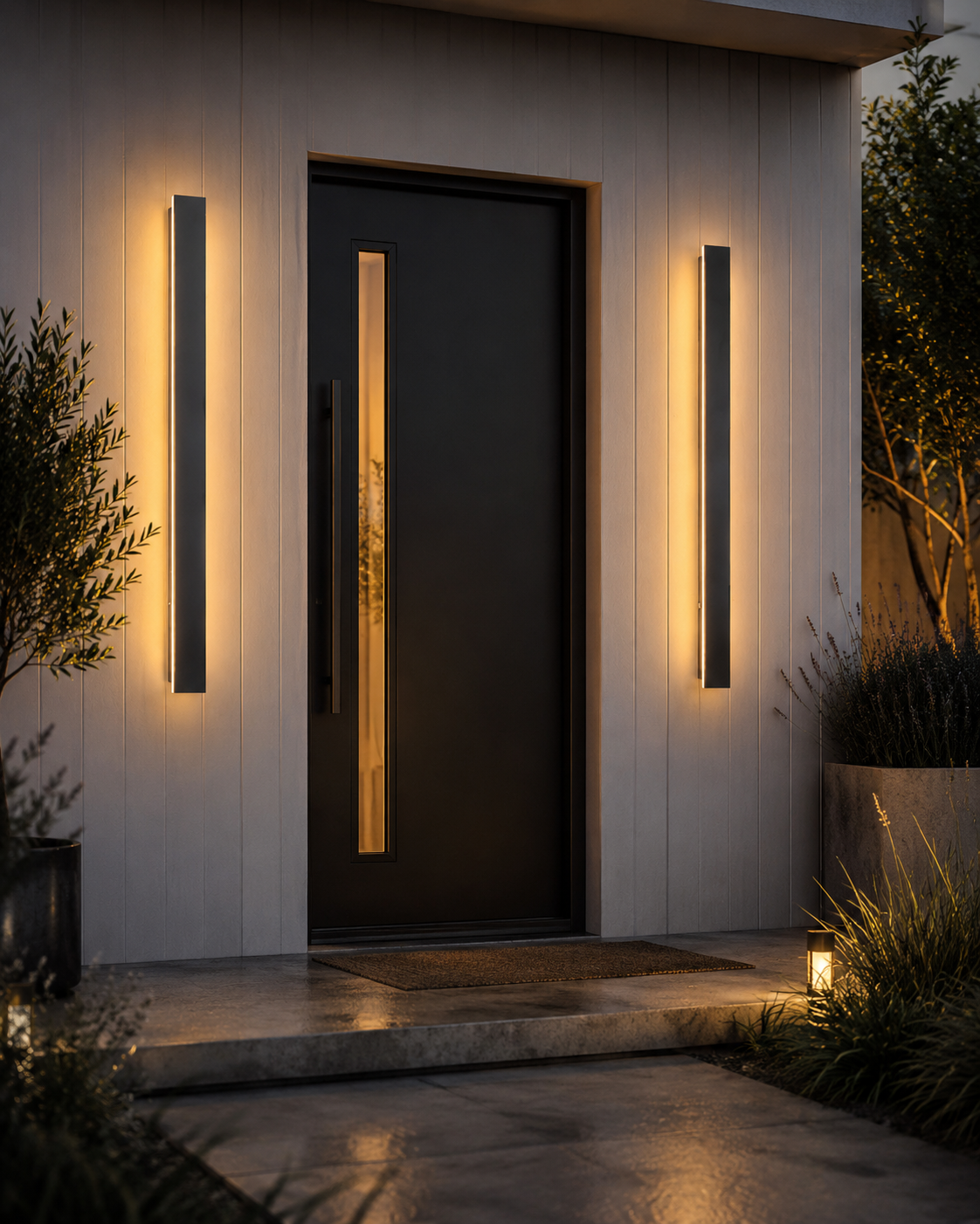 Outdoor Villa Light Lines