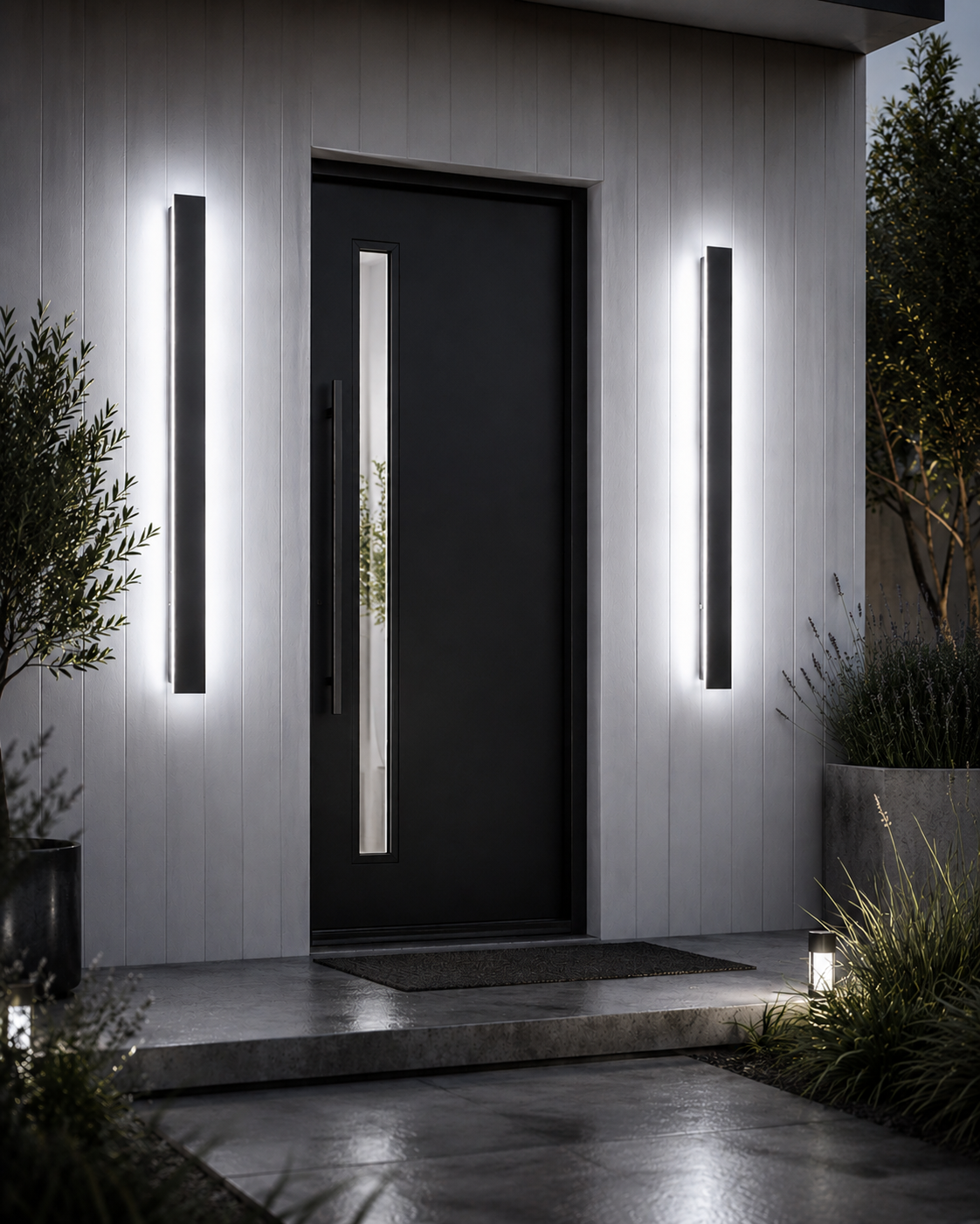 Outdoor Villa Light Lines