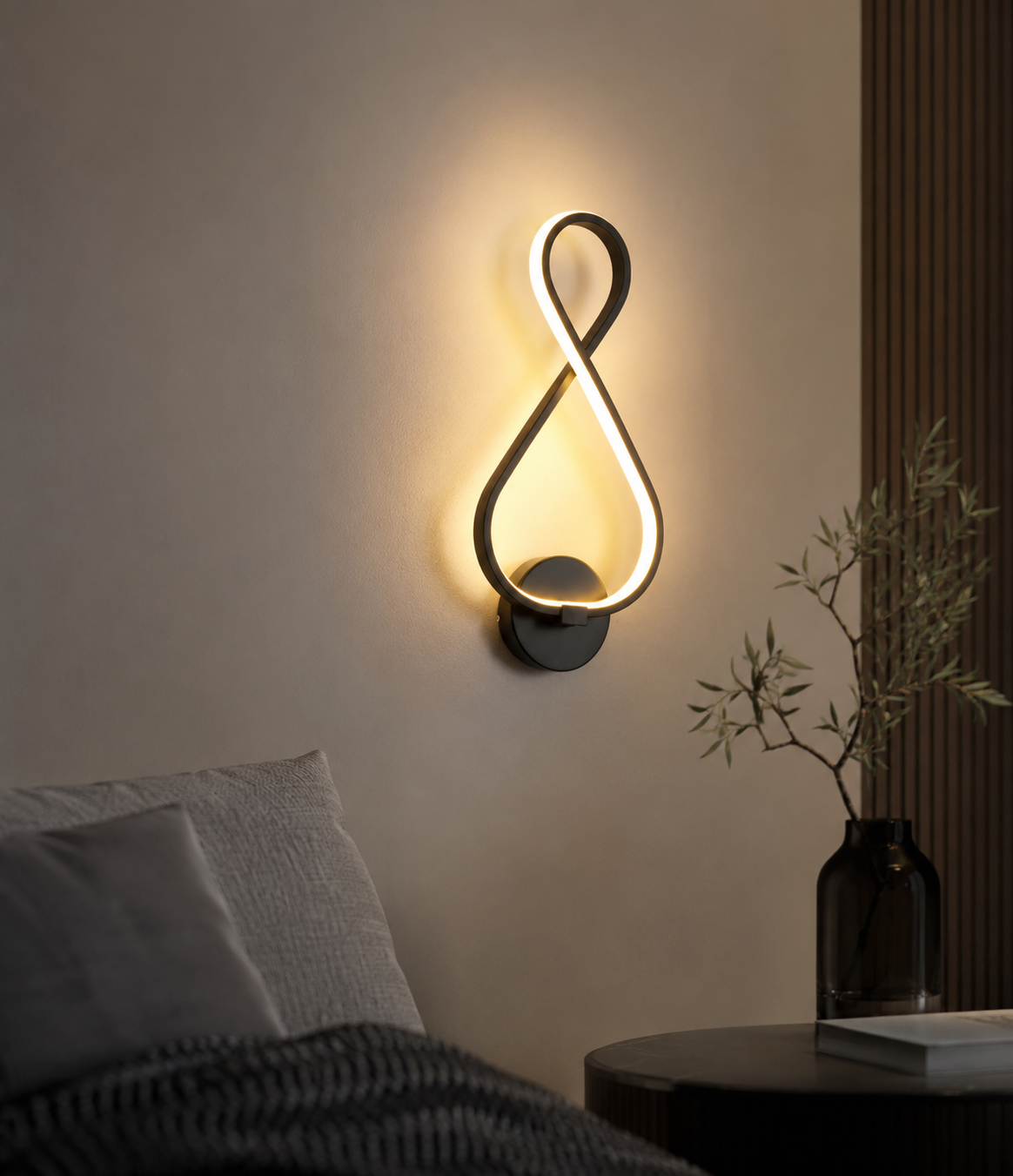 led wall lamp nordic minimalist bedroom bedside lamp