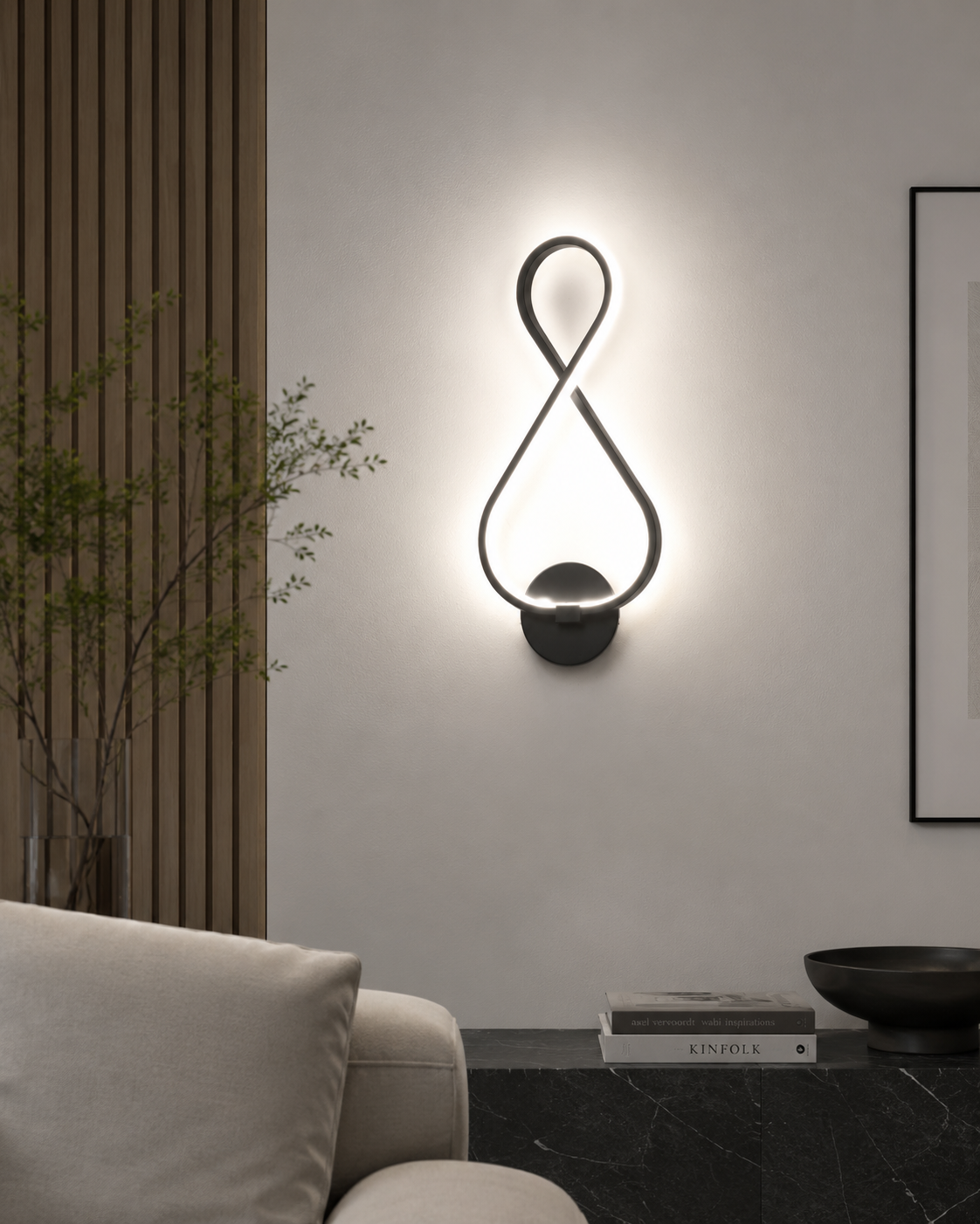 led wall lamp nordic minimalist bedroom bedside lamp