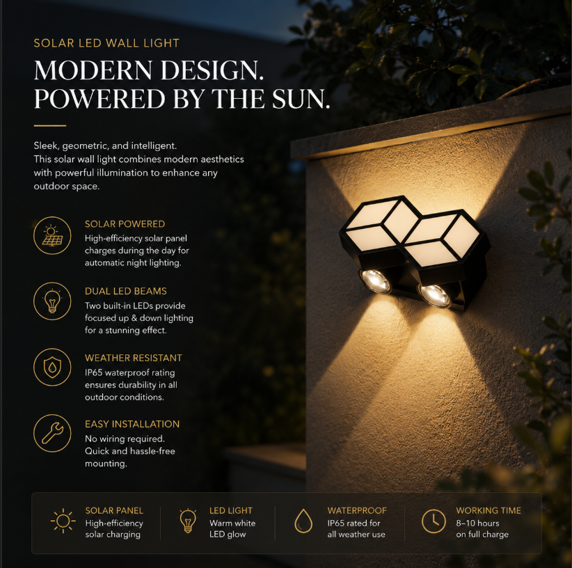 Modern Geometric LED Wall