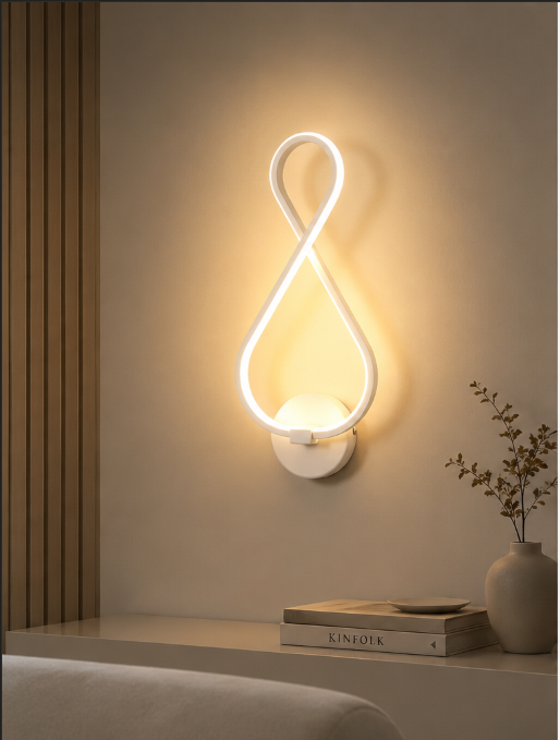 led wall lamp nordic minimalist bedroom bedside lamp