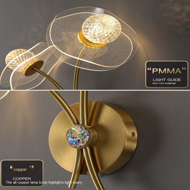 Luxury Flower Bedside Lamp