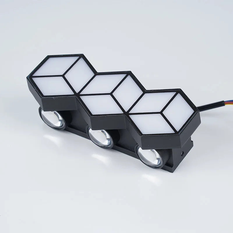 Modern Geometric LED Wall
